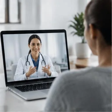 Generated placeholder visual for Tejas Health Connect Websites project